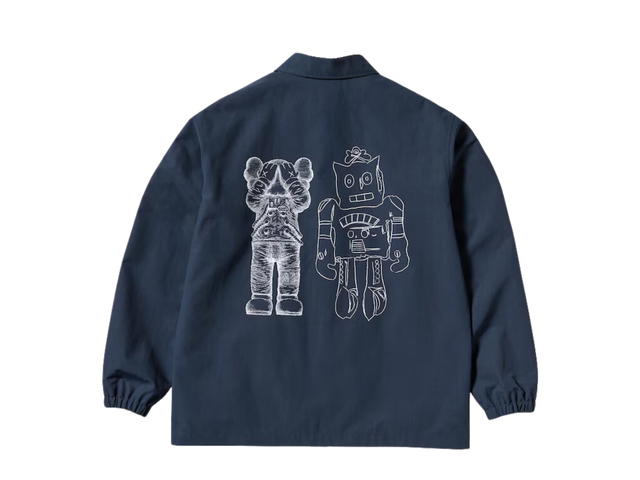 Uniqlo Uniqlo KAWS + Warhol Coach Jacket Navy-476316 - view 2