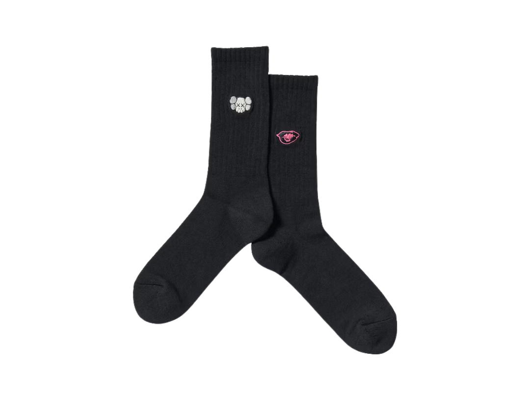 Uniqlo Uniqlo KAWS + Warhol Socks Black-476519