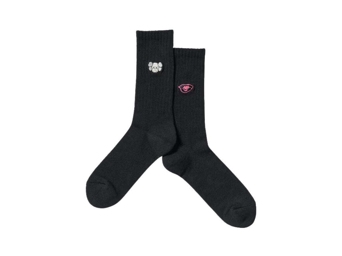 Uniqlo Uniqlo KAWS + Warhol Socks Black-476519