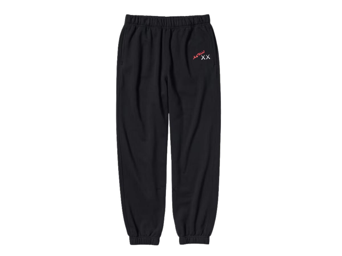 Uniqlo Uniqlo KAWS + Warhol Sweat Pants Black-476120