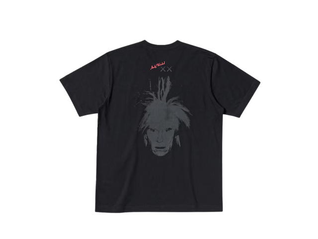 Uniqlo Uniqlo KAWS + Warhol UT Short Sleeve Graphic T-Shirt Black-476352 - view 2