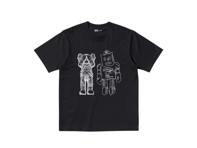 Uniqlo Uniqlo KAWS + Warhol UT Short Sleeve Graphic T-Shirt Black - view 1