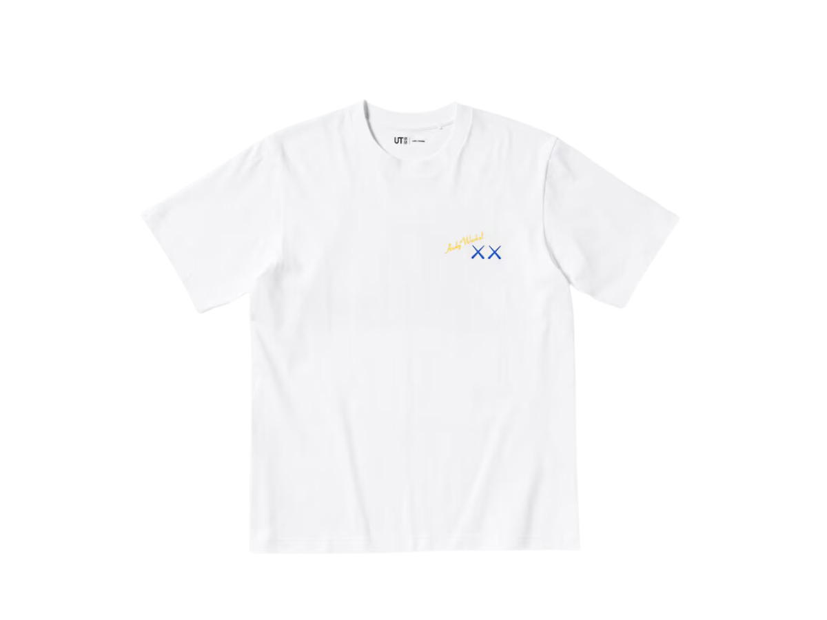 Uniqlo Uniqlo KAWS + Warhol UT Short Sleeve Graphic T-Shirt White-471321