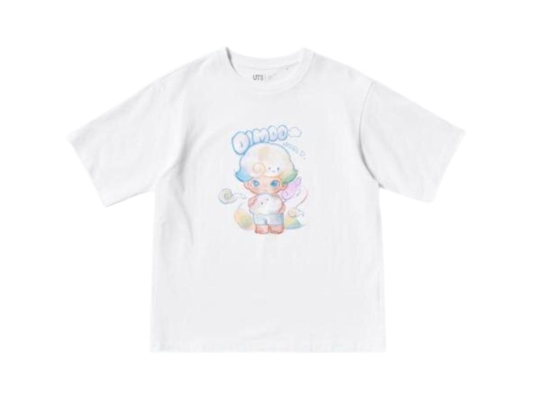 Uniqlo Uniqlo Pop Mart Dimoo World UT Short Sleeve Graphic T- Shirt White