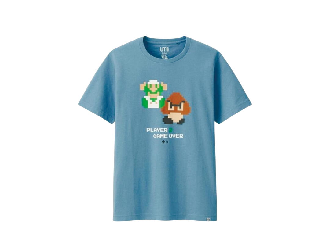 Uniqlo Uniqlo × Super Mario collaboration T-shirt Cribo Luigi Blue