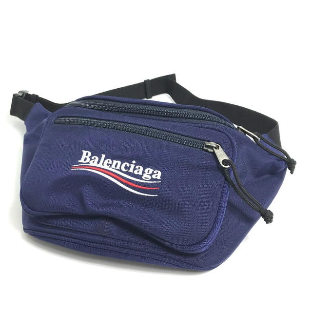Balenciaga UNUSED BALENCIAGA 482389 Waist Pouch Belt Bag Explorer Body Bag Nylon Navy - view 2