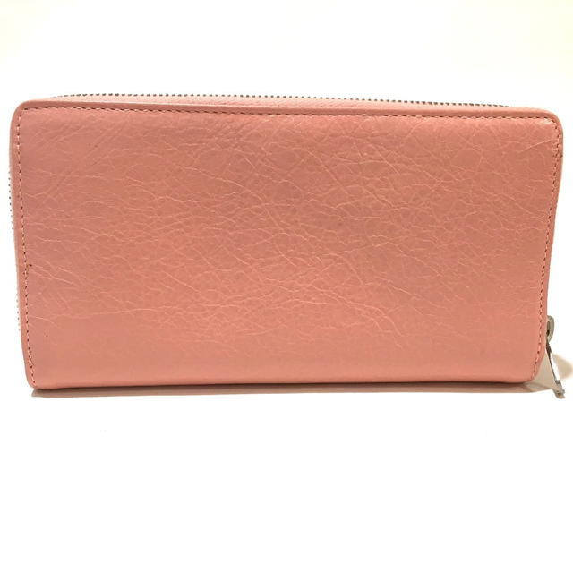 Balenciaga UNUSED BALENCIAGA Zip Around Exclusive Wallet PinkBeige Leather 419805 - view 2