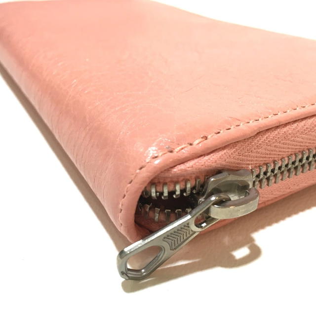 Balenciaga UNUSED BALENCIAGA Zip Around Exclusive Wallet PinkBeige Leather 419805 - view 3