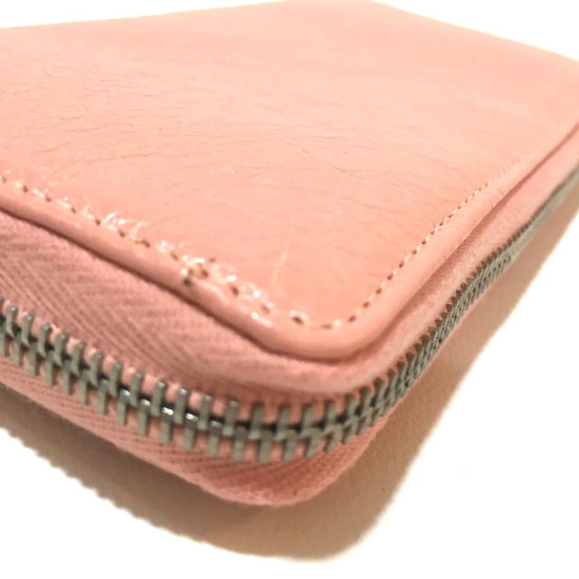 Balenciaga UNUSED BALENCIAGA Zip Around Exclusive Wallet PinkBeige Leather 419805 - view 4