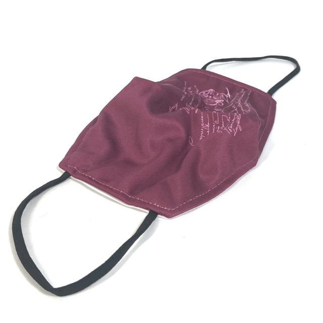 Berluti UNUSED Berluti Not for sale Calligraphy mask case set mask cotton Wine Red - view 3