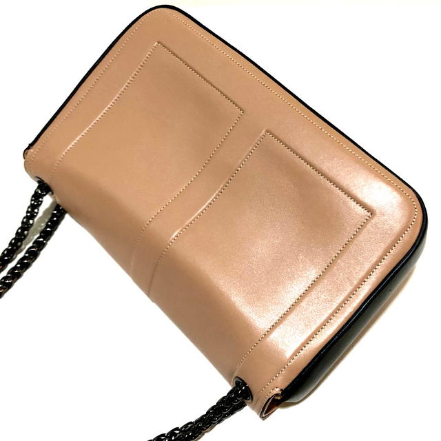 Christian Louboutin Unused Christian Louboutin 1135015 Sweet charity ChainShoulder Bag Leather Beige - view 4