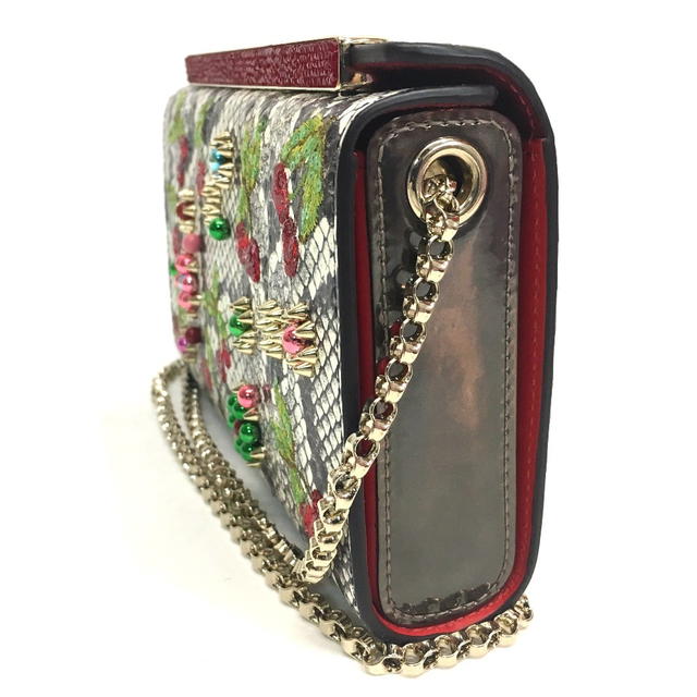 Christian Louboutin UNUSED CHRISTIAN LOUBOUTIN Cherry Pattern Studs Shoulder Bag - view 2