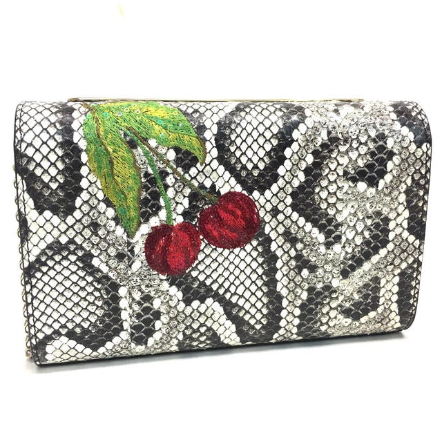 Christian Louboutin UNUSED CHRISTIAN LOUBOUTIN Cherry Pattern Studs Shoulder Bag - view 3