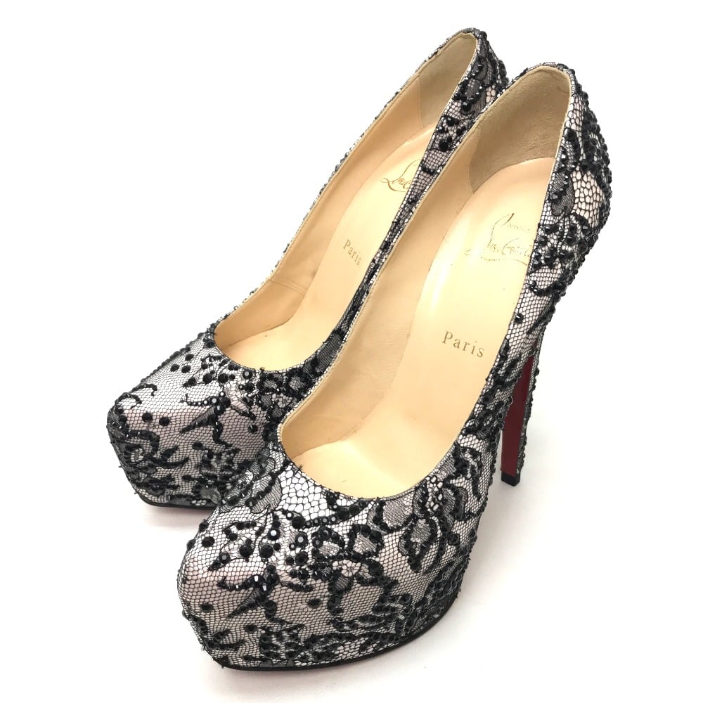 Christian Louboutin UNUSED CHRISTIAN LOUBOUTIN Platform Heels Black/White