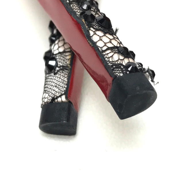 Christian Louboutin UNUSED CHRISTIAN LOUBOUTIN Platform Heels Black/White - view 5