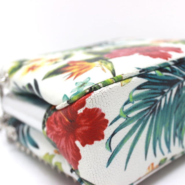 Christian Louboutin UNUSED CHRISTIAN LOUBOUTIN Spike Studs Botanical Shoulder Bag White - view 5