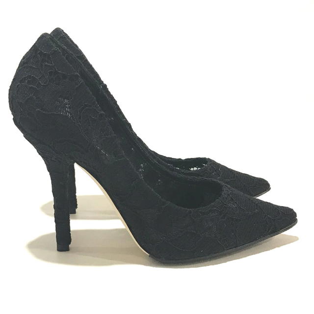 Dolce & Gabbana UNUSED DOLCE&GABBANA C16773 A7540 8RQ56 Lace High Heels Sandals - view 3