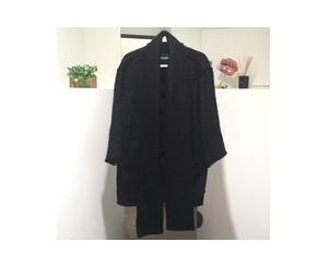 Buy UNUSED DOLCE&GABBANA Long Coat with Muffler Outer Black F0O07T at Sasom – Authentic and Ready to Ship