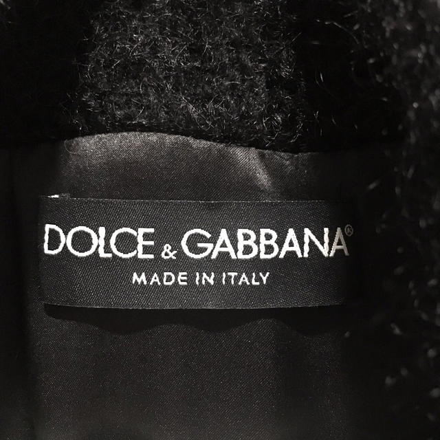 Dolce & Gabbana UNUSED DOLCE&GABBANA Long Coat with Muffler Outer Black F0O07T - view 4