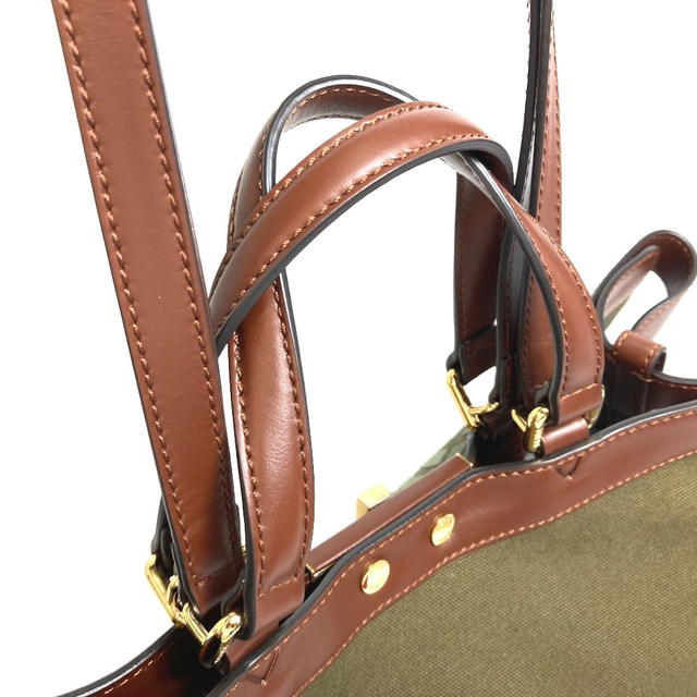 Fendi UNUSED FENDI 8BH374 FF total pattern Peekaboo X Tote 2WAY Shoulder Bag Tote Bag - view 3