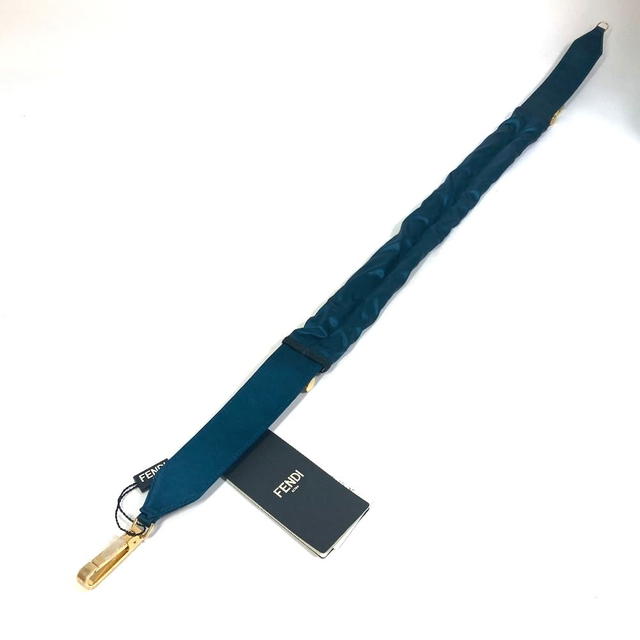 Fendi UNUSED FENDI 8C0627 belt Satin Canvas Blue Based - view 4