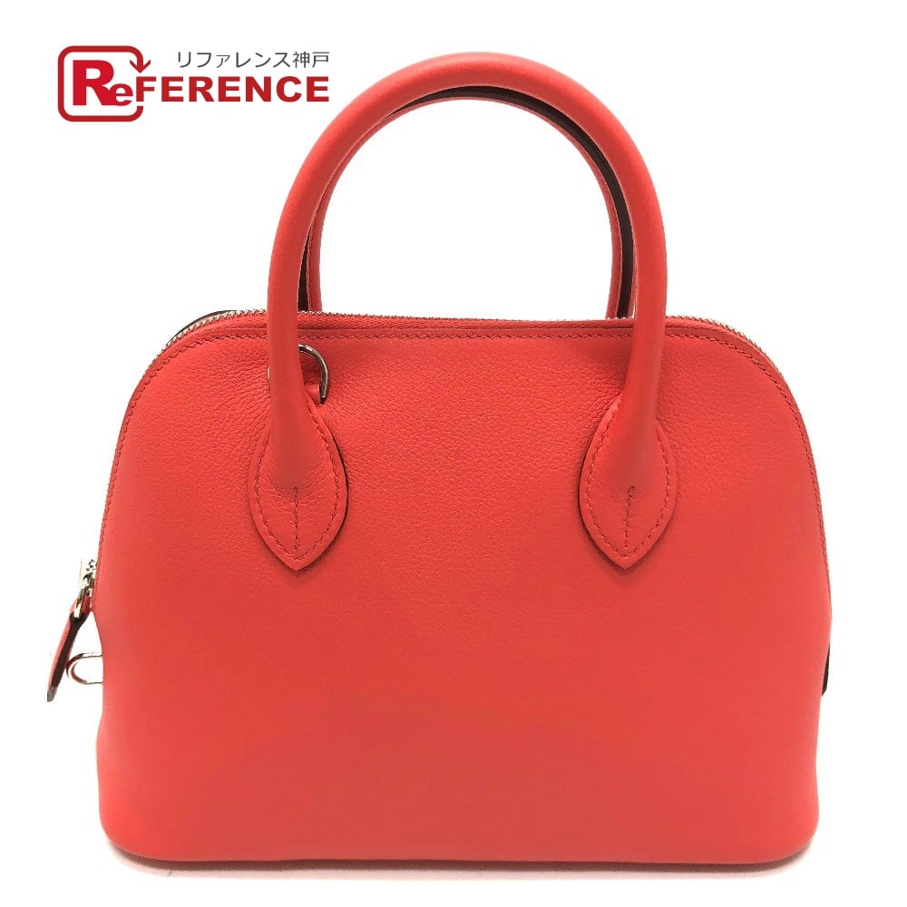 Hermes UNUSED HERMES Bolide1923 25 2WAY Shoulder Bag HandBag Evercolor Rose Texas/Brown