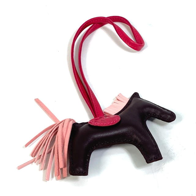 Hermes UNUSED HERMES strap Rodeo PM Touch Accessory Bag Charm Anyo Miro Brown - view 2