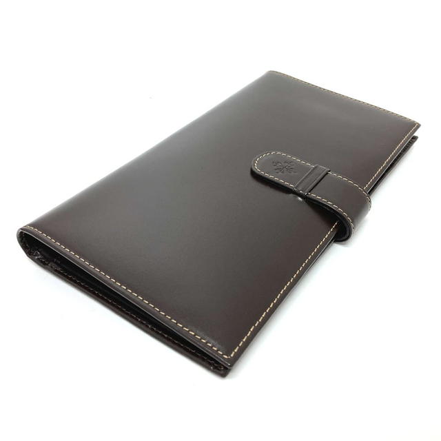 Patek Philippe UNUSED Patek Philippe logo Novelty Two fold Travel case Brown - view 3