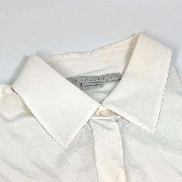 Stella Mccartney UNUSED Stella McCartney 606912 Sp Red Collar Shirt blouse Long sleeve shirt - view 3