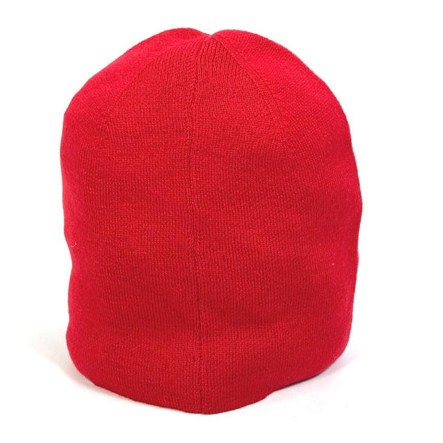 Versace UNUSED VERSACE beanie knit cap hat Beanie Bicolor Knit hat wool Red/White - view 2