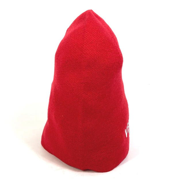 Versace UNUSED VERSACE beanie knit cap hat Beanie Bicolor Knit hat wool Red/White - view 4