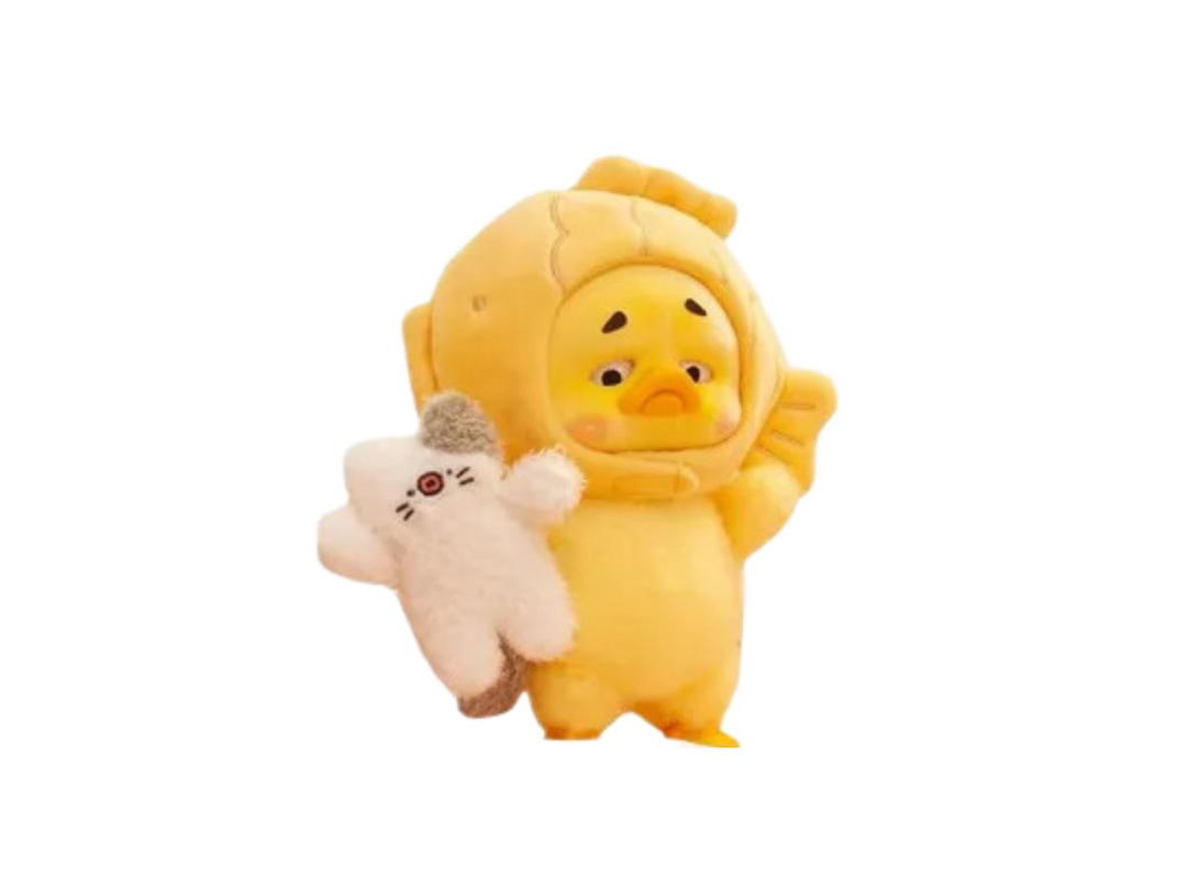 UpsetDuck Upset Duck Petting Cat Duck (Act Cute Duck V.2)