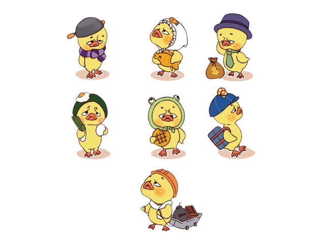 UpsetDuck Upset Duck Work Upset Me V.1 Whole Set - view 2