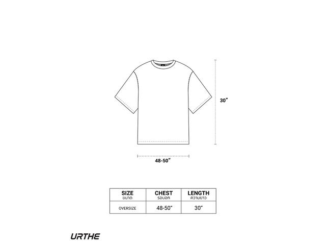 URTHE URTHE Bleached Oversized T-Shirt ANGEL CARRYING - view 3