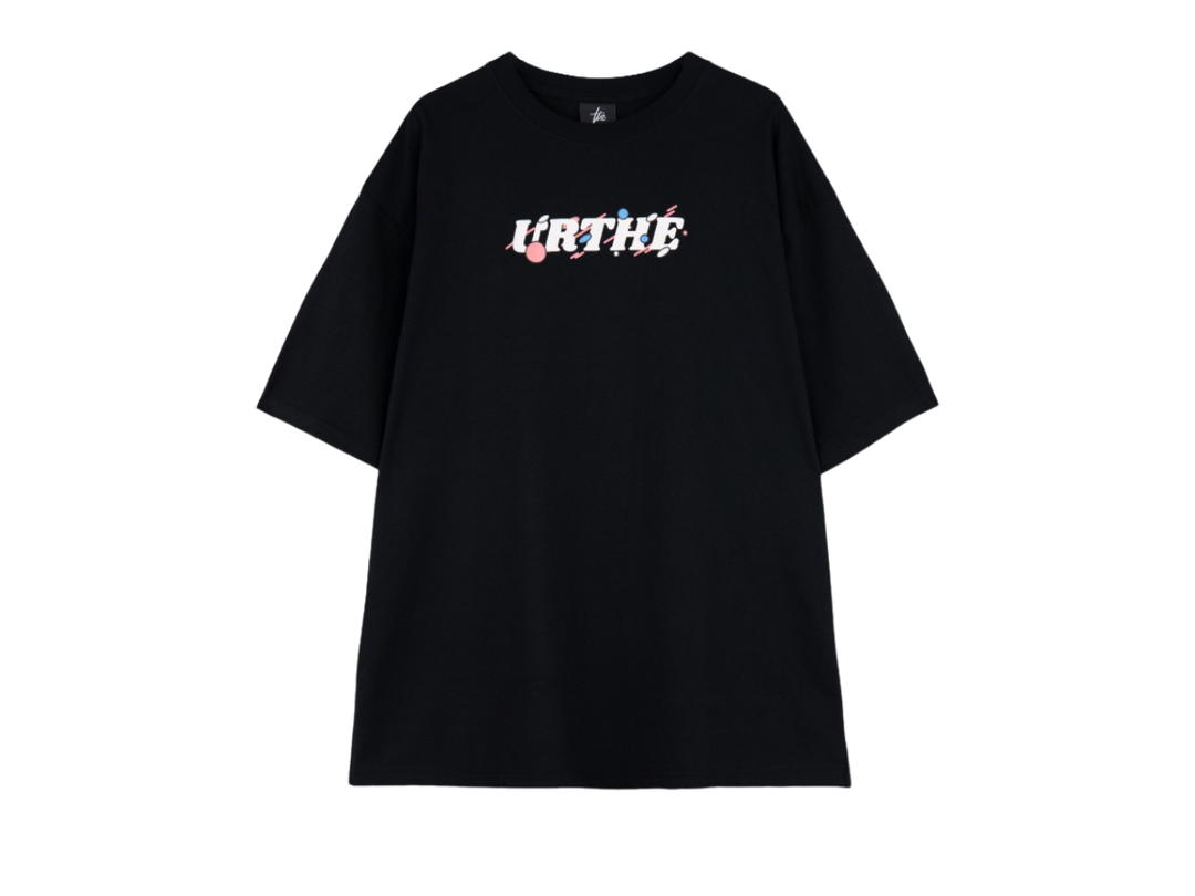 URTHE URTHE Oversized T-Shirt BOY POP Black