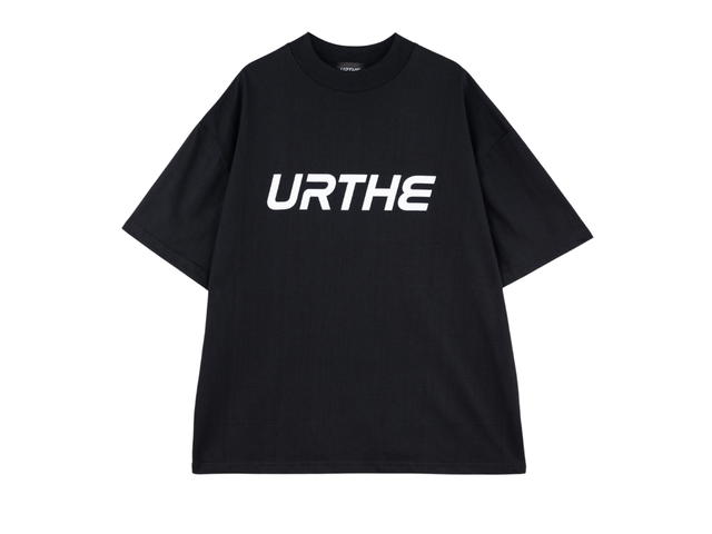 URTHE URTHE Oversized T-Shirt HIGH NECK Black - view 1
