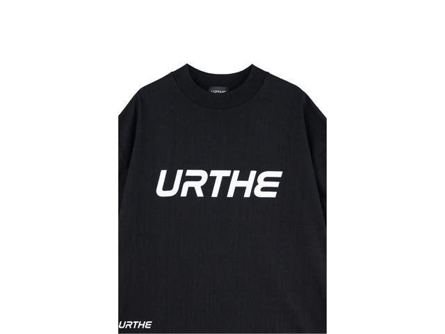 URTHE URTHE Oversized T-Shirt HIGH NECK Black - view 2