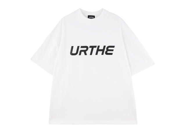 URTHE URTHE Oversized T-Shirt HIGH NECK White - view 1