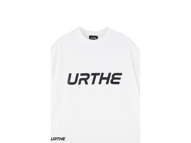 URTHE URTHE Oversized T-Shirt HIGH NECK White - view 2