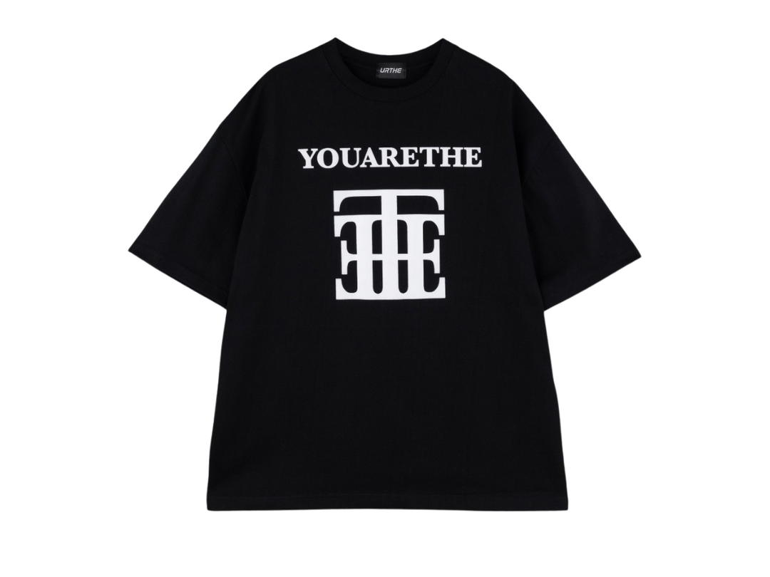 URTHE URTHE Oversized T-Shirt SC YOUARETHE Black