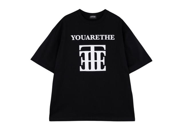 URTHE URTHE Oversized T-Shirt SC YOUARETHE Black - view 1