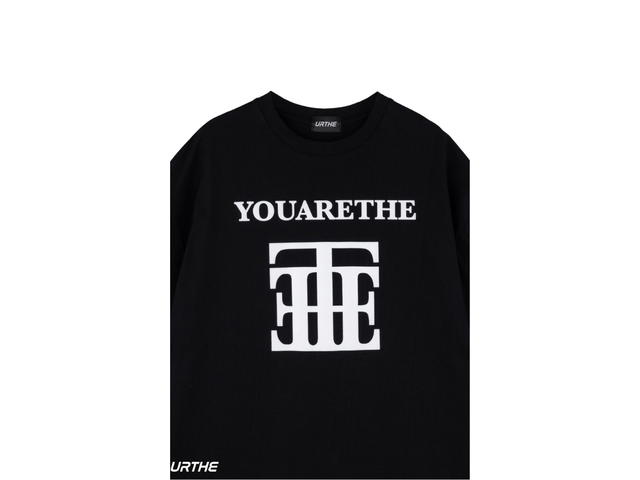 URTHE URTHE Oversized T-Shirt SC YOUARETHE Black - view 2