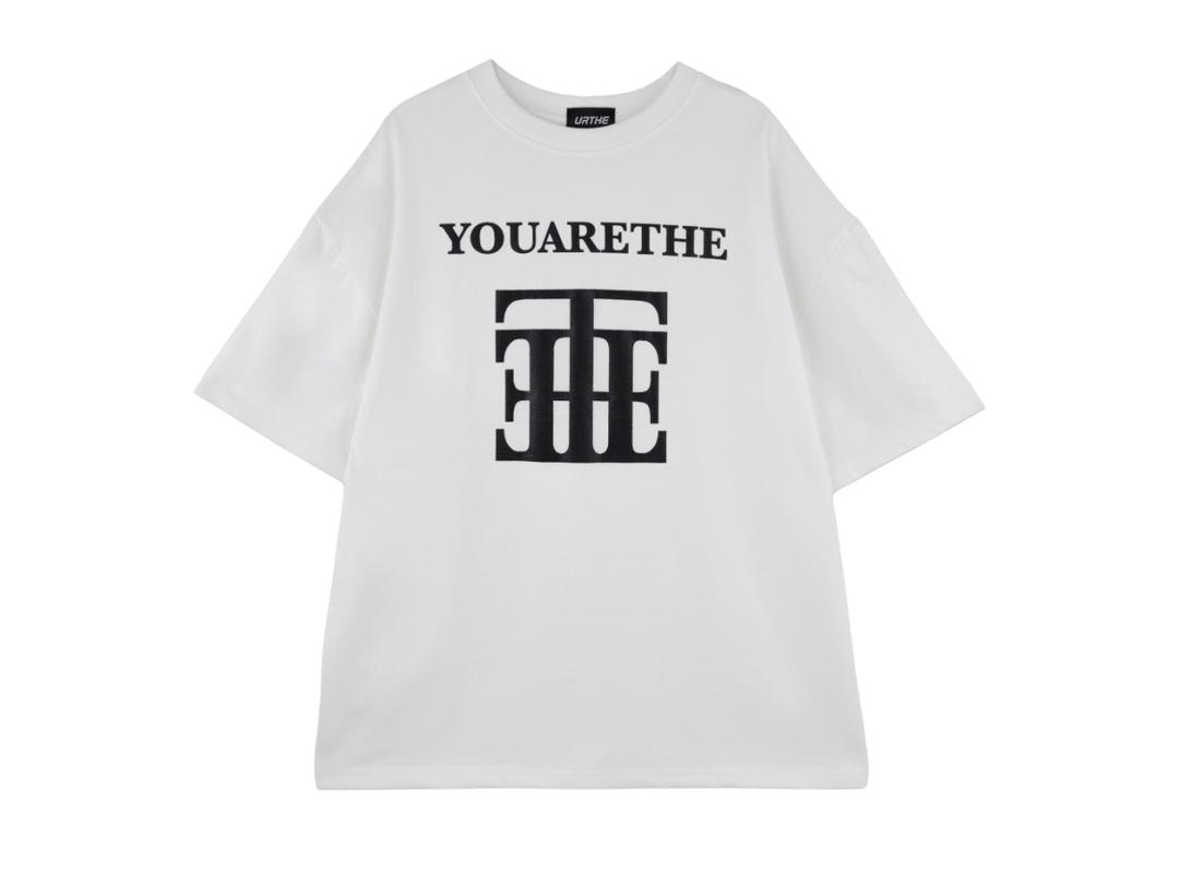 URTHE URTHE Oversized T-Shirt SC YOUARETHE White