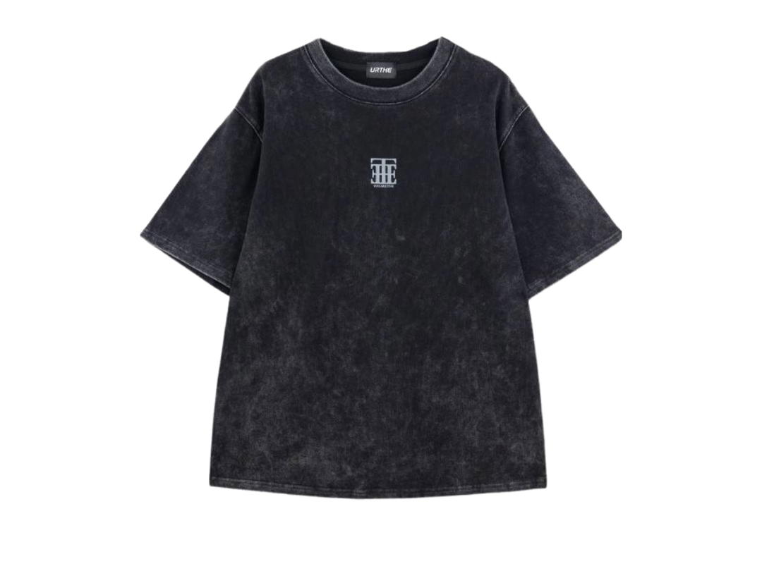 URTHE URTHE Oversized T-Shirt SUPER CLASS Black
