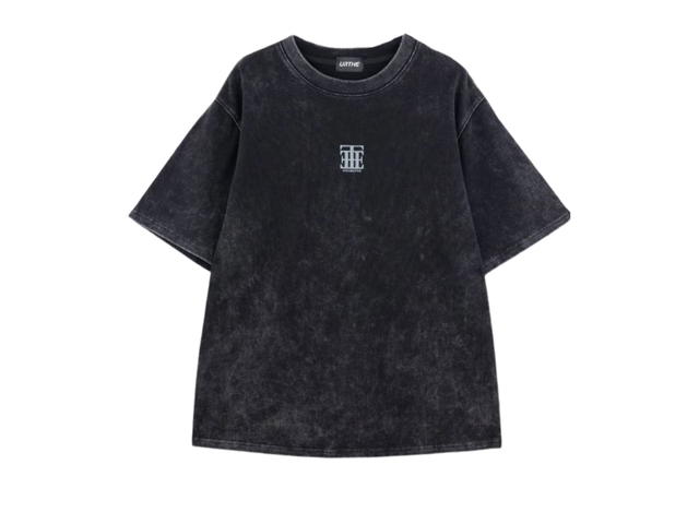 URTHE URTHE Oversized T-Shirt SUPER CLASS Black - view 1