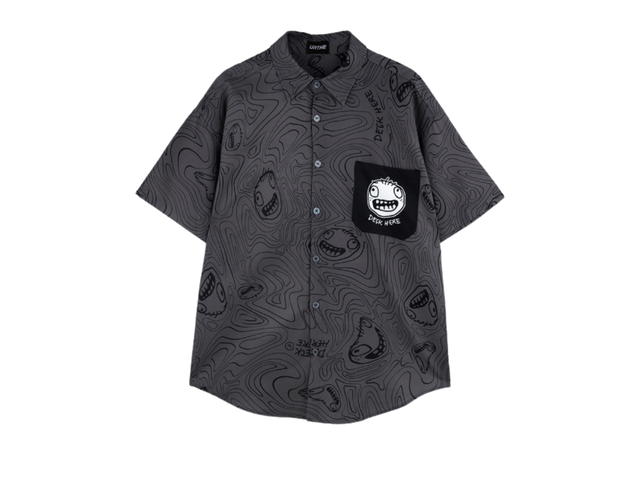URTHE URTHE Shirt Col. DECK HERE DOPEY Grey - view 1