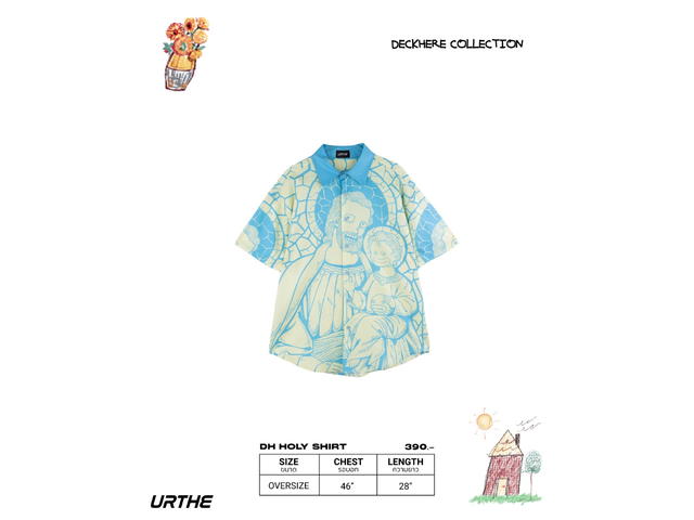 URTHE URTHE Shirt Col. DECK HERE HOLY SHIRT - view 3