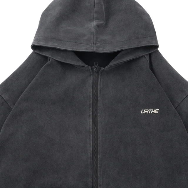 URTHE URTHE 3D METAL JK HOODIE Black - view 3