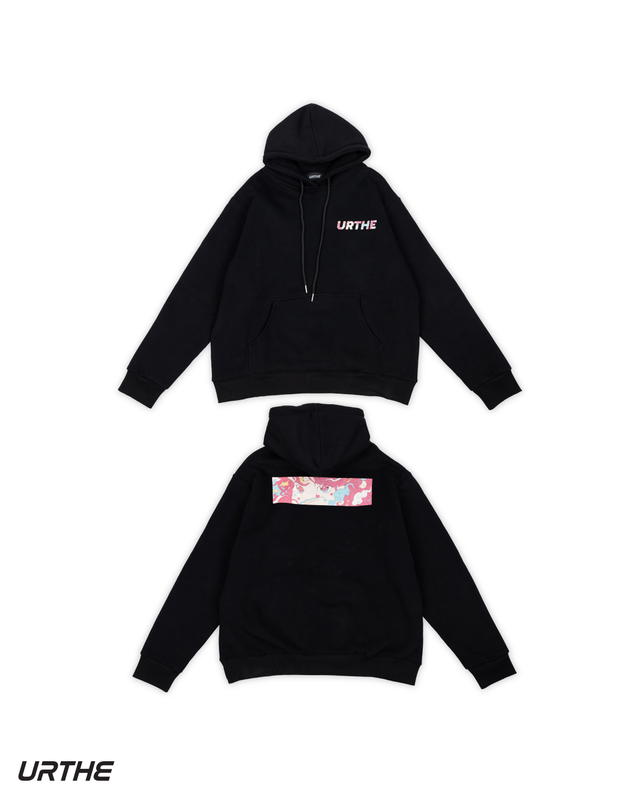 URTHE URTHE EYE ON YOU HOODIE Black - view 1