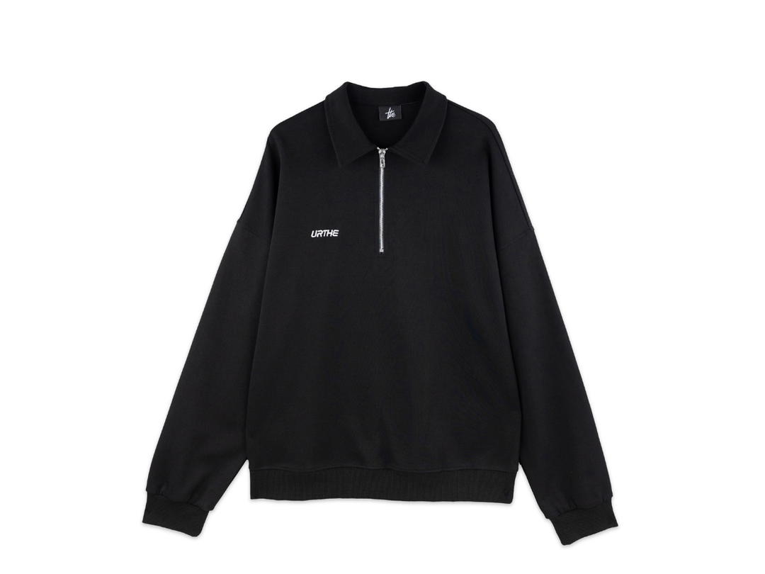 URTHE URTHE ZIP SWEATER Black